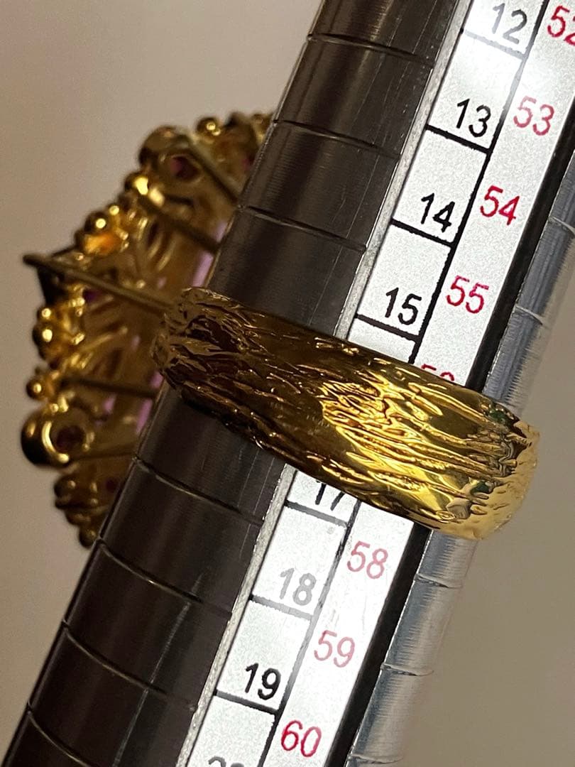 25ct アメジスト・ガーネットリング・指輪シルバー925K18金ゴールド