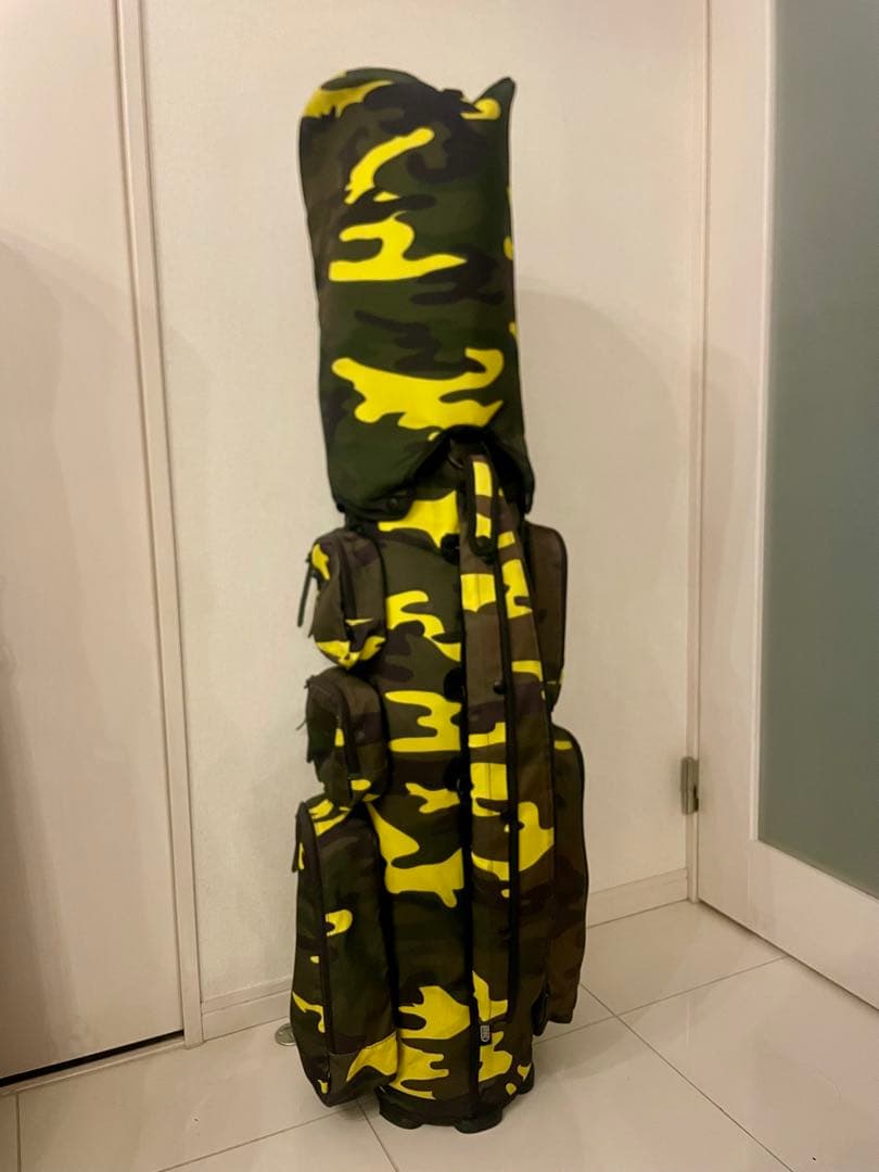 V12 イエローカモフラ 8.5 ゴルフバッグ