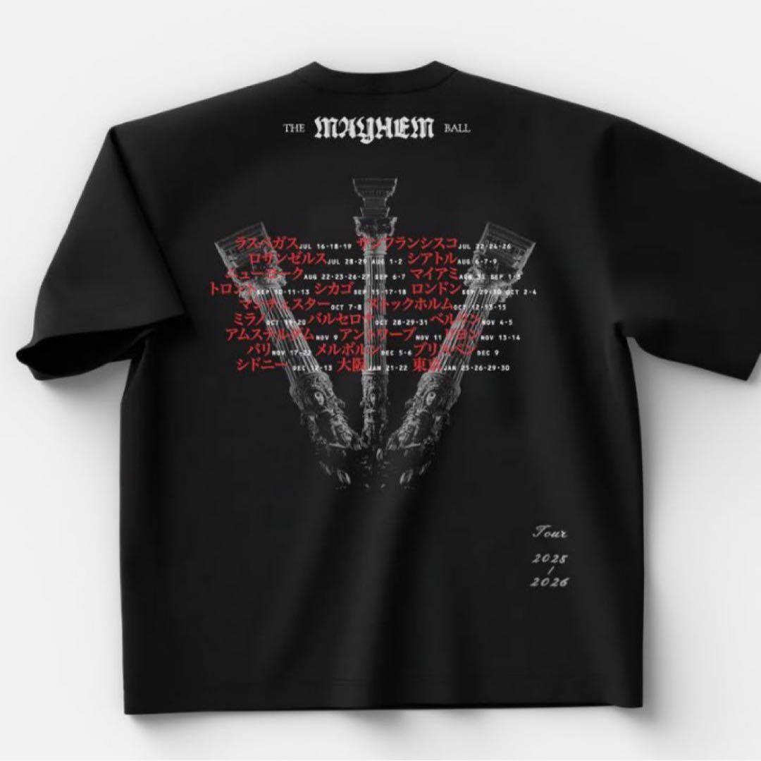 レディーガガ　メイヘム　tシャツ　踊るか死ぬか　サイズL