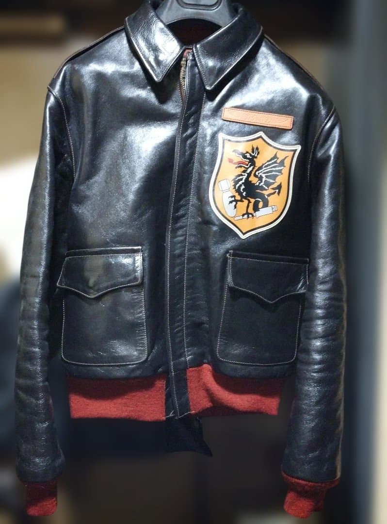 トイズマッコイ 25周年 A-2 フライトジャケット 赤リブ サイズ38