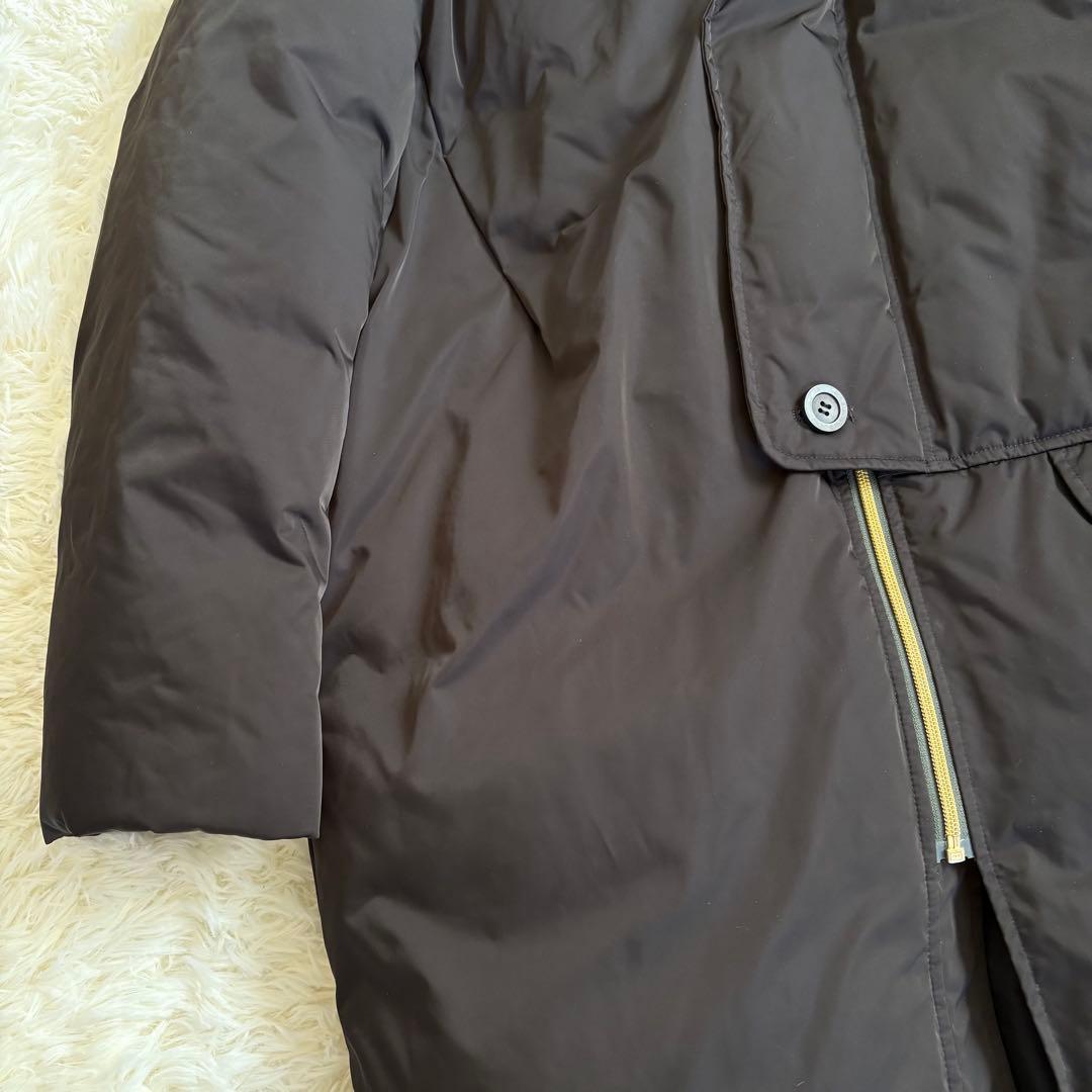 美品β ベータ　ファイブフォックス　迷彩　ダウンコート　ファー　カモフラ　XL