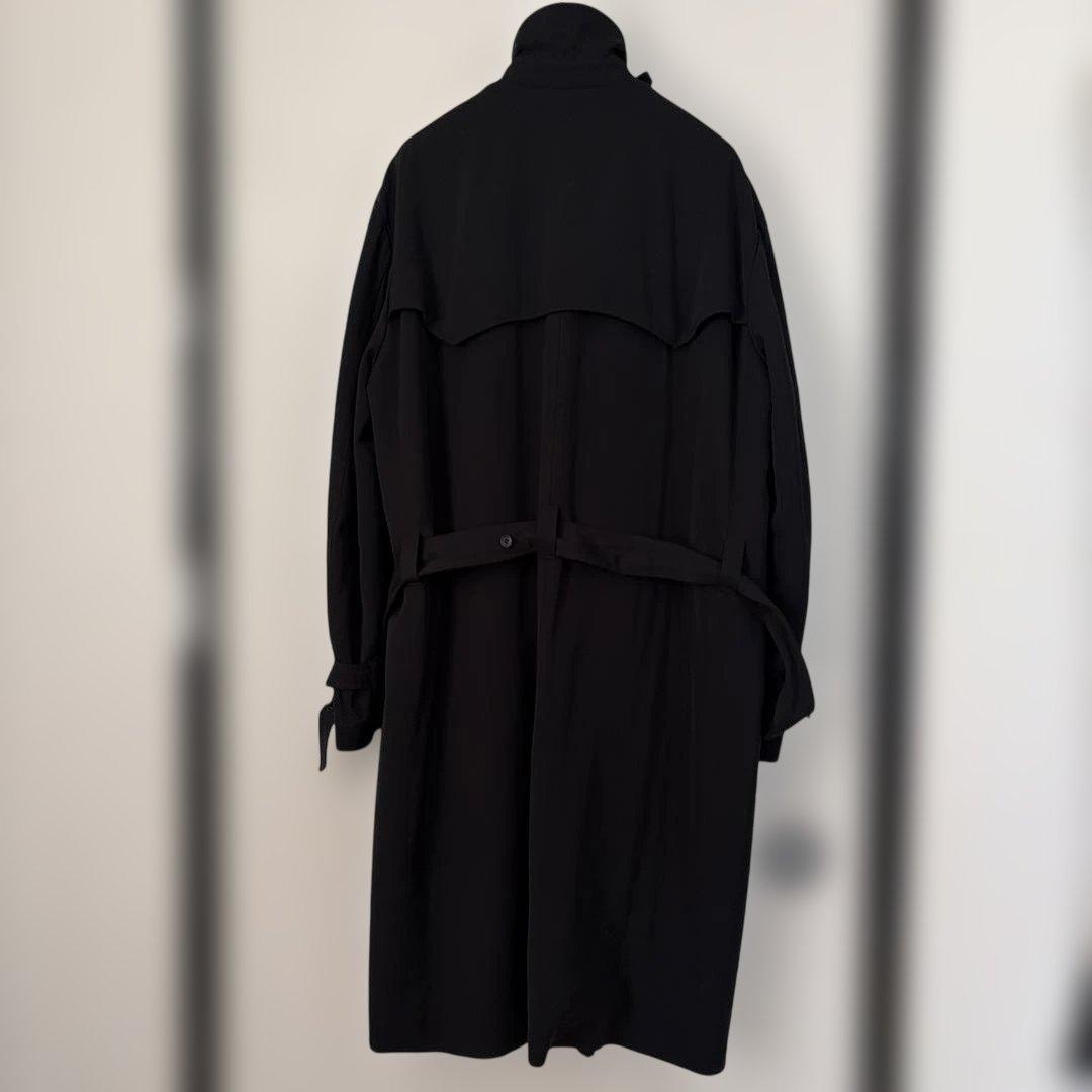 ダンヒル dunhill ブラック ロングコート ハイネック 中綿入り