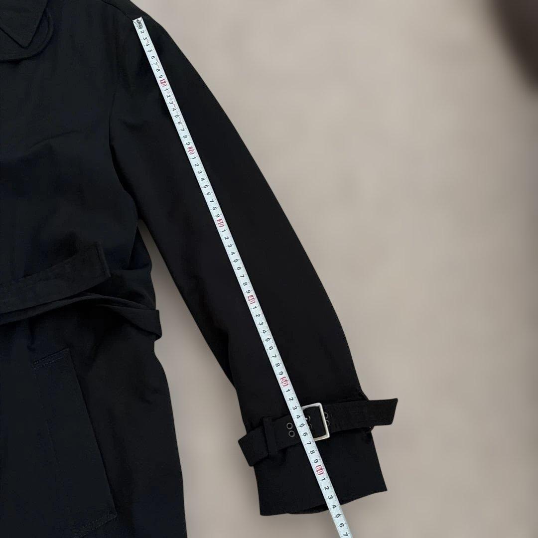 ダンヒル dunhill ブラック ロングコート ハイネック 中綿入り