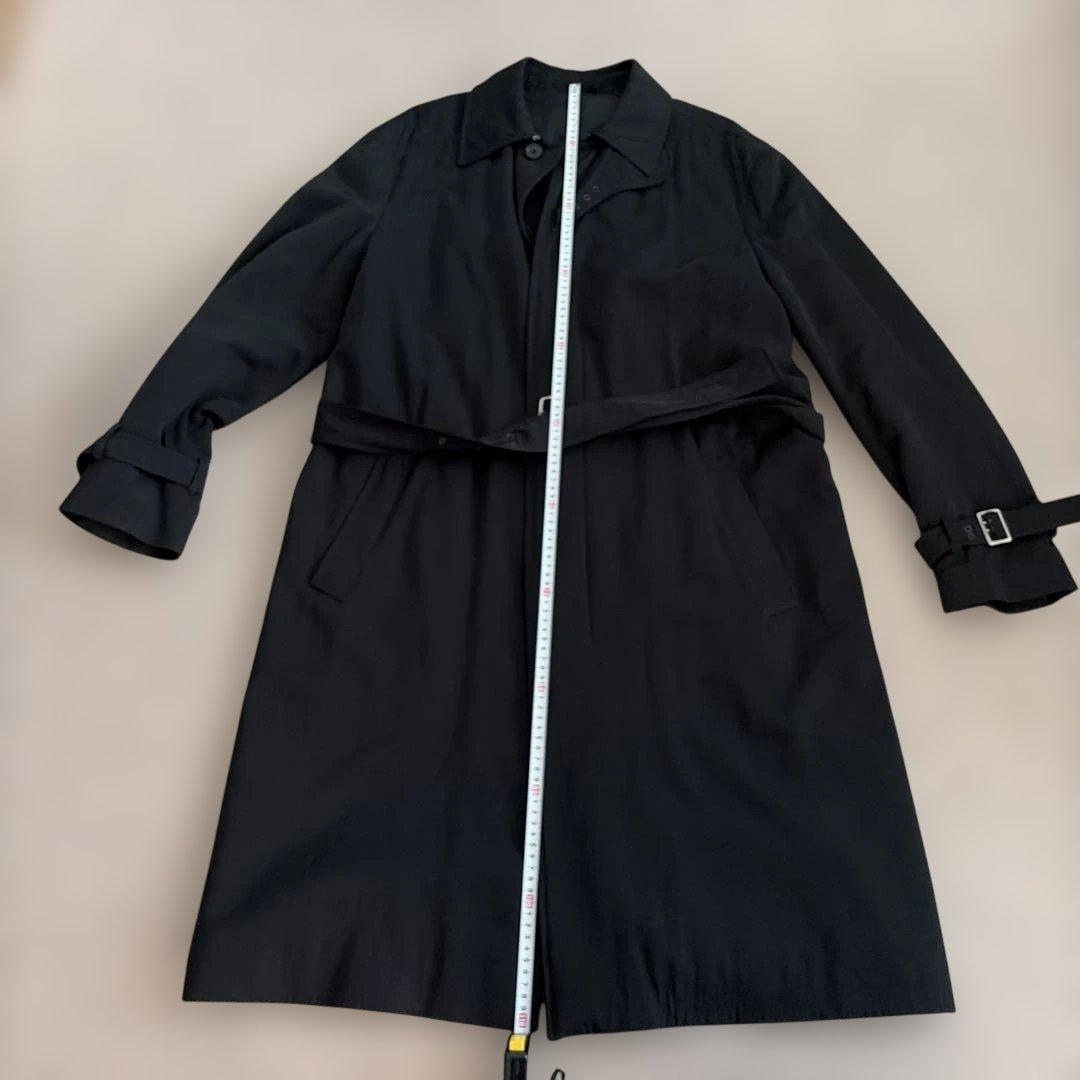 ダンヒル dunhill ブラック ロングコート ハイネック 中綿入り