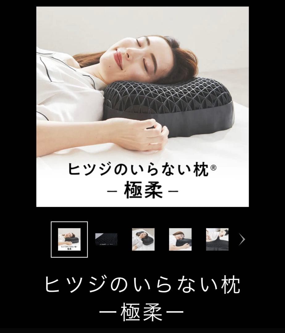 ヒツジのいらない枕　最上位モデル　極柔　定価22000円
