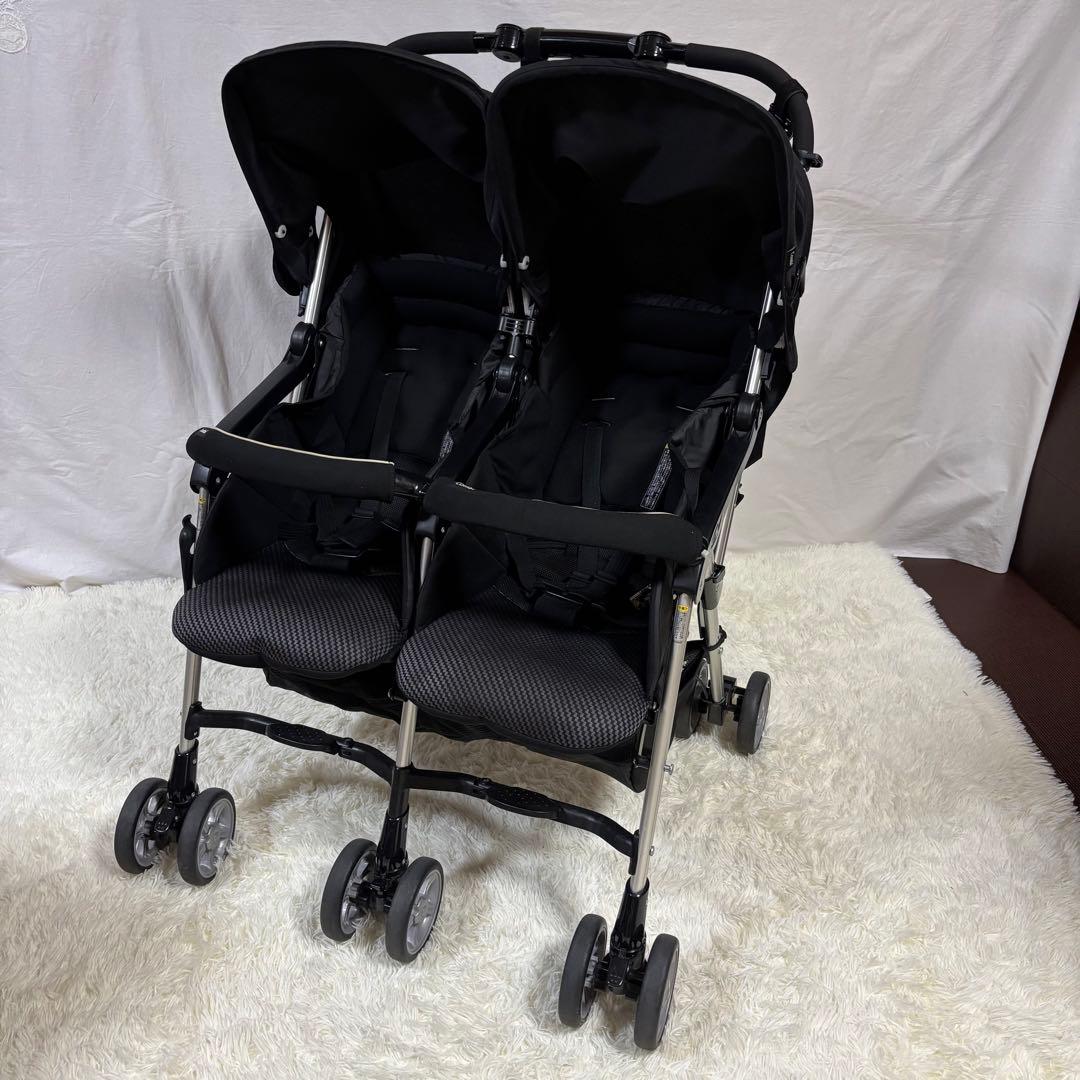 美品　Combi コンビ　2人乗り　ツインスピンGC 双子 ベビーカー