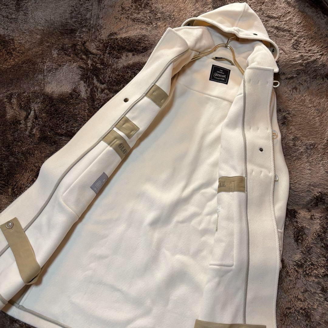 別注＊グローバーオール×ギャルリー・ヴィー　 ダッフルコート　ヘリンボーン　白