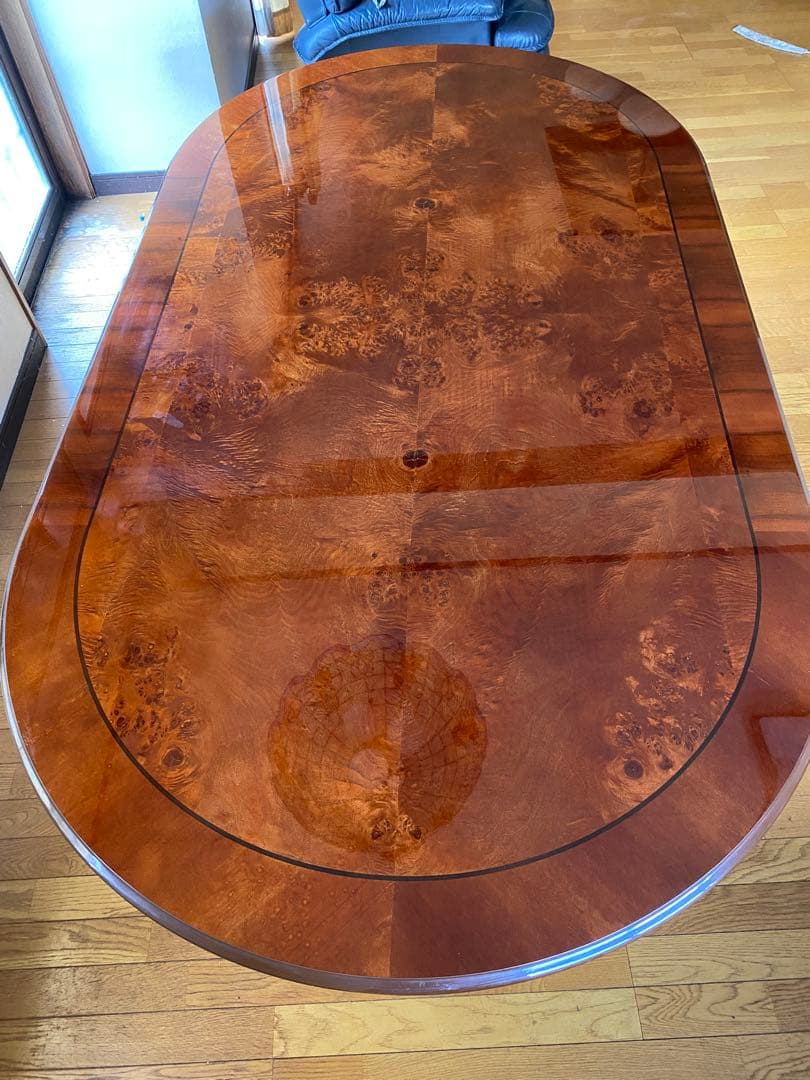 最終値下げ‼️【高級アンティーク調 】ダイニングテーブル 木製 彫刻脚