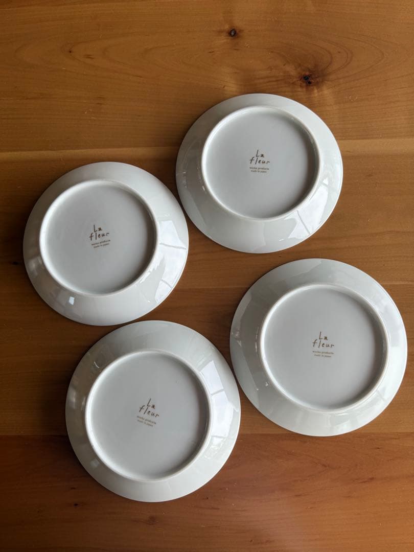 鹿児島睦 La fleur 18㎝プレート 4枚セット