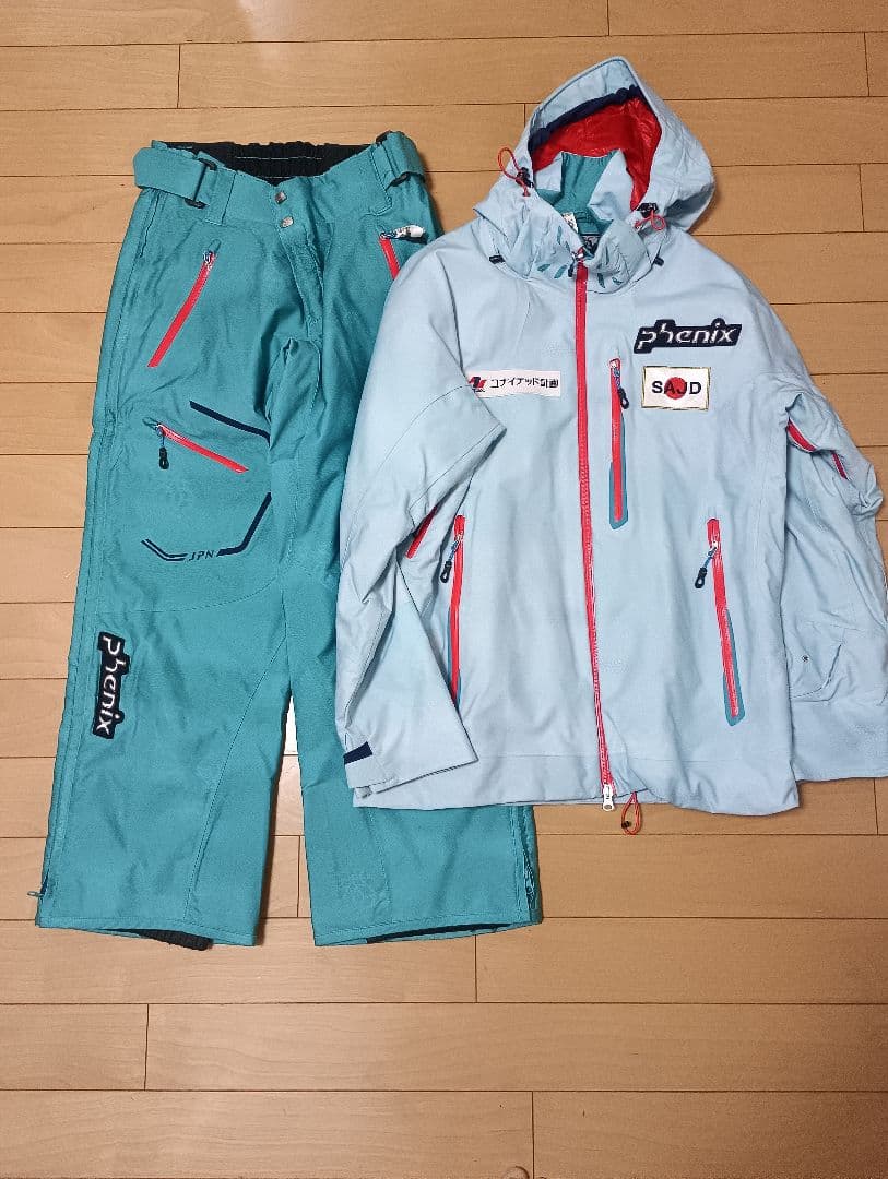 フェニックス JAPAN選手用スキーウエア上下 サイドフルジッパーパンツ
