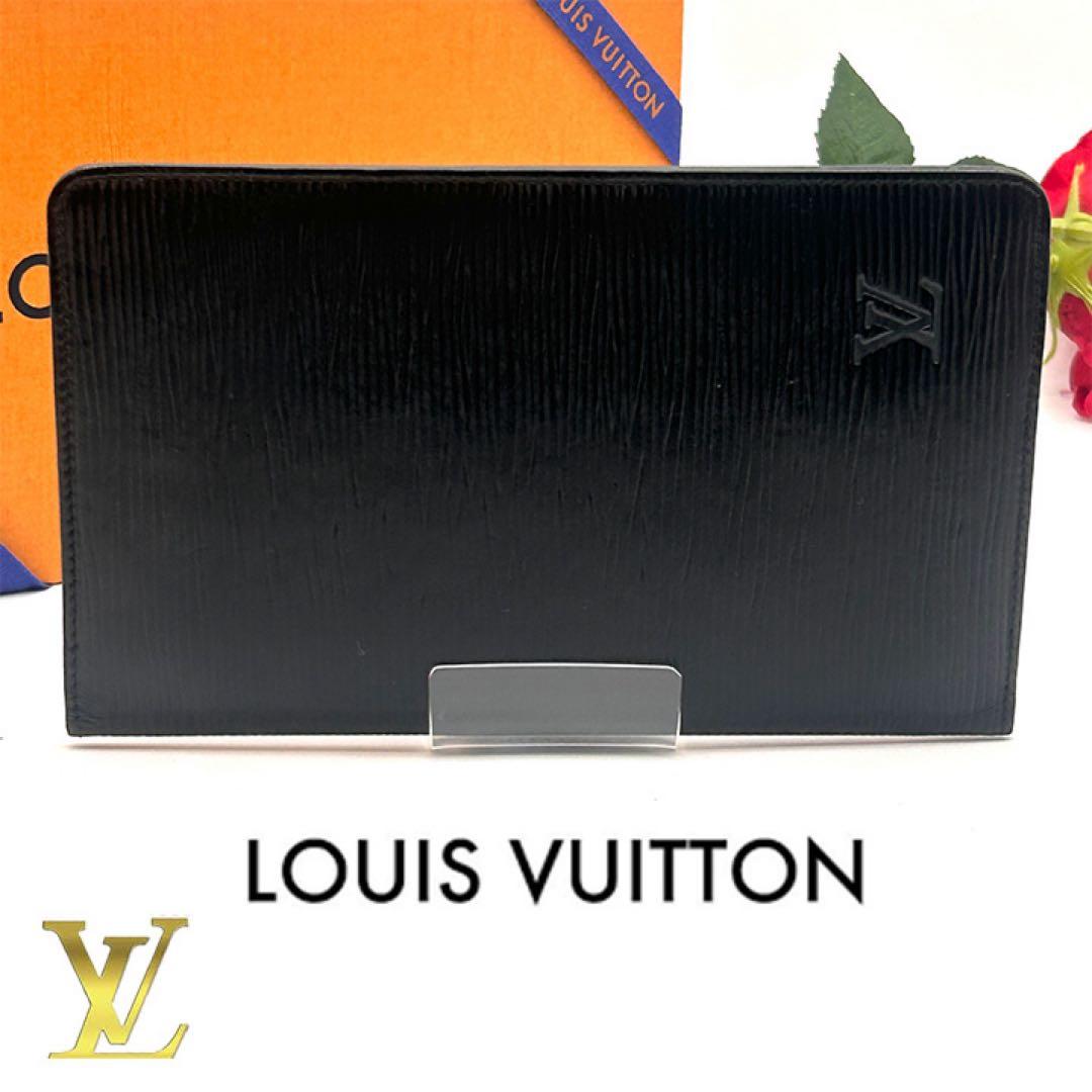 美品✨ LOUIS VUITTON エピ 長財布 ポルトカルトクレディ ブラック
