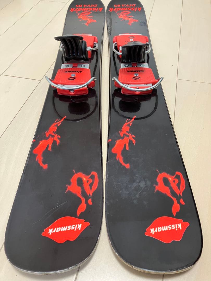 幅広　太め　KISSMARK 85cmスキーボード 24cm ショートスキー