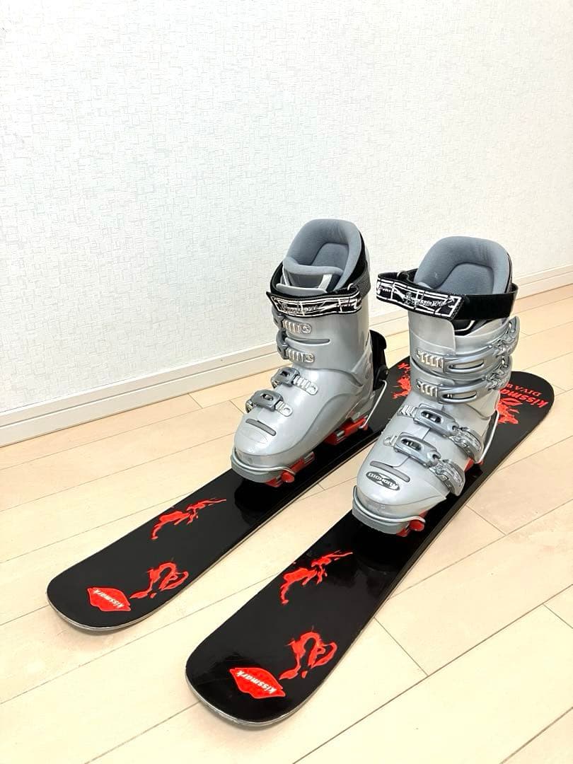 幅広　太め　KISSMARK 85cmスキーボード 24cm ショートスキー