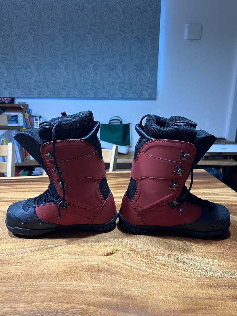 K2 ケーツー ENDERスノーボードブーツ 黒/赤 boa 新品インソール付き