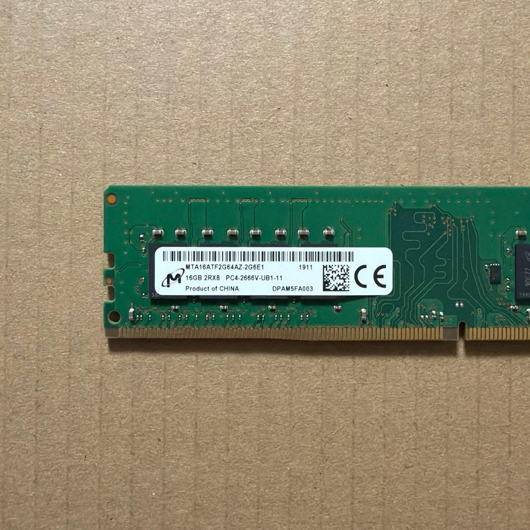 [18] デスクトップ PC メモリ16GB DDR4 2666