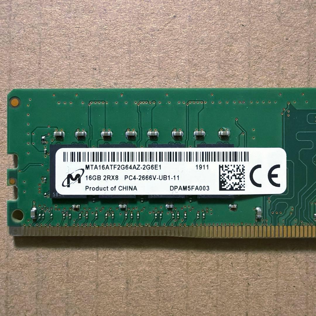 [18] デスクトップ PC メモリ16GB DDR4 2666