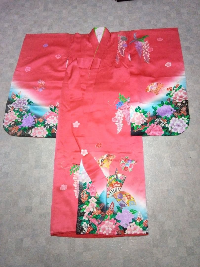 美品【七五三3～5歳女の子】振袖セット