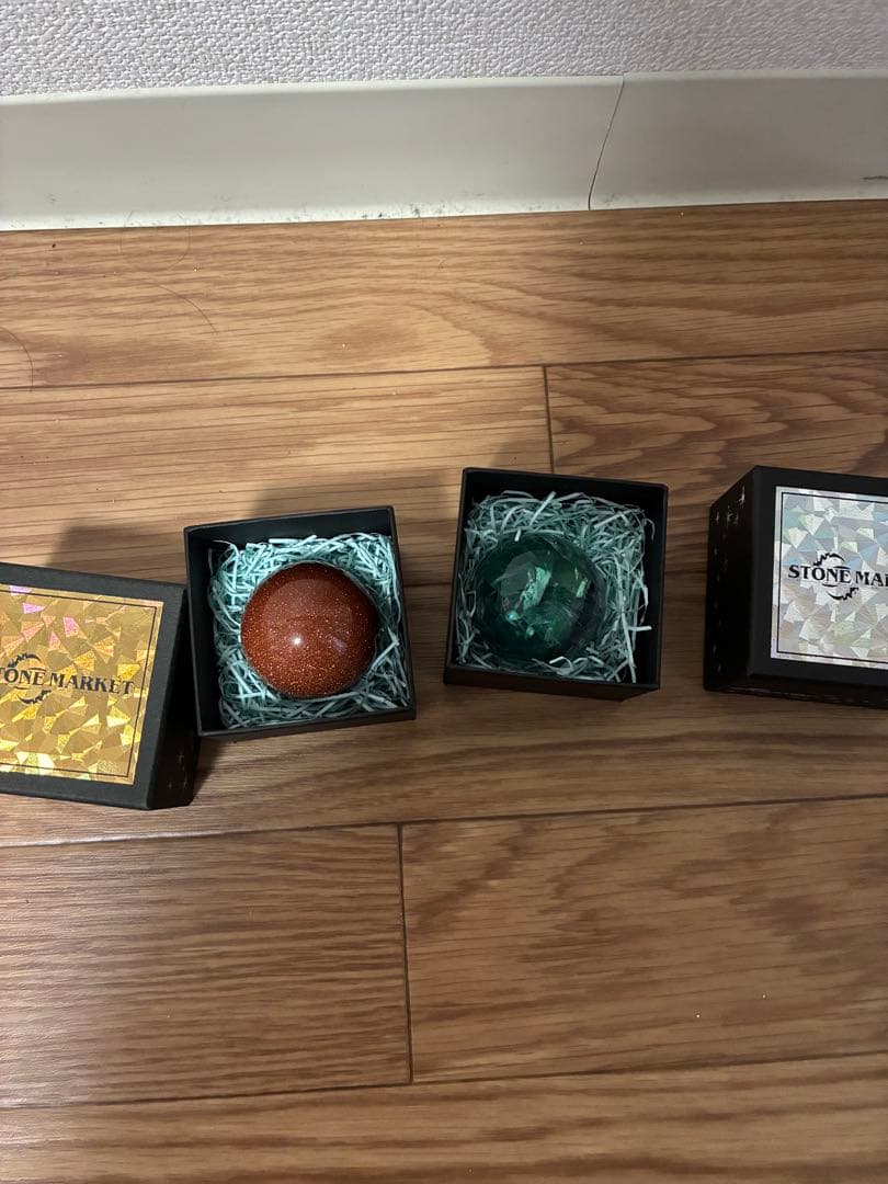 STONE MARKET 天然石 置物 2個セット