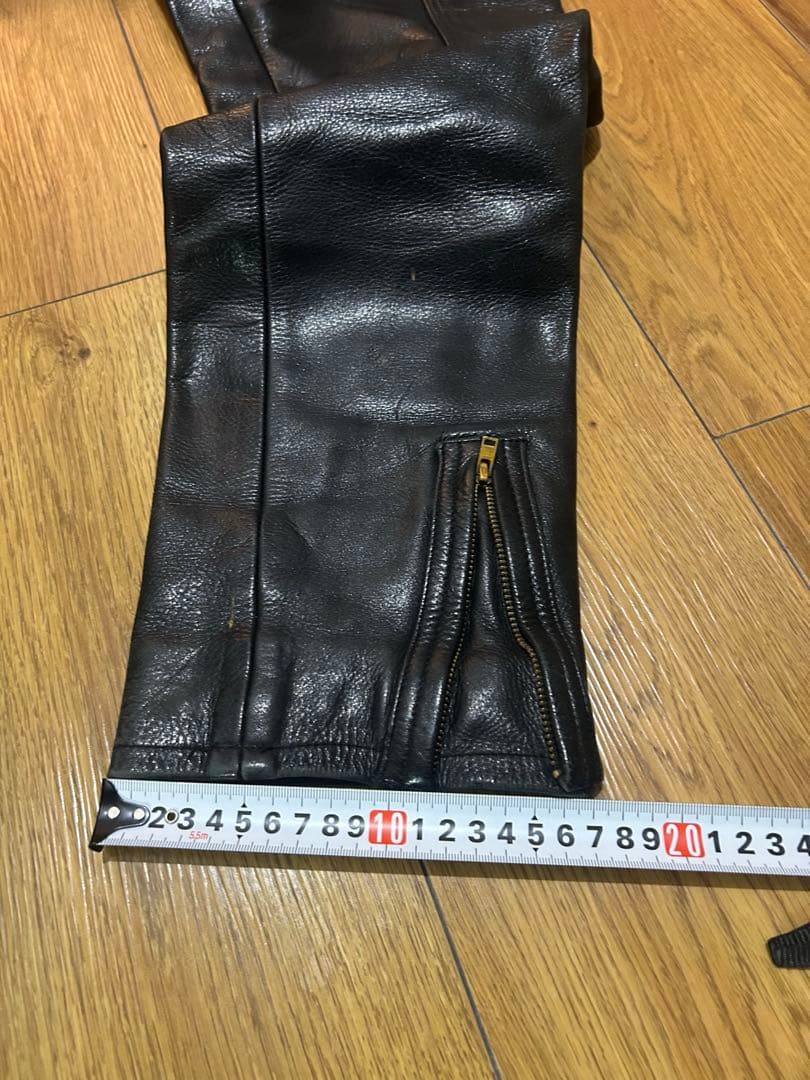 ハリス　HALIS original ZIPレザーパンツ 30〜32inch位
