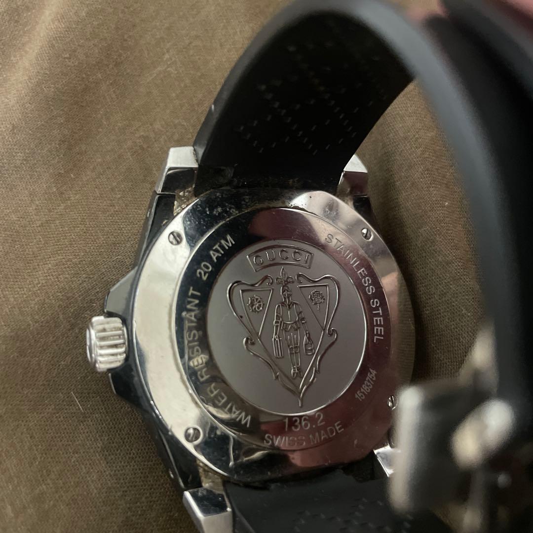 nekonekoフォルテ　GUCCI ダイバーズウォッチ 200m防水