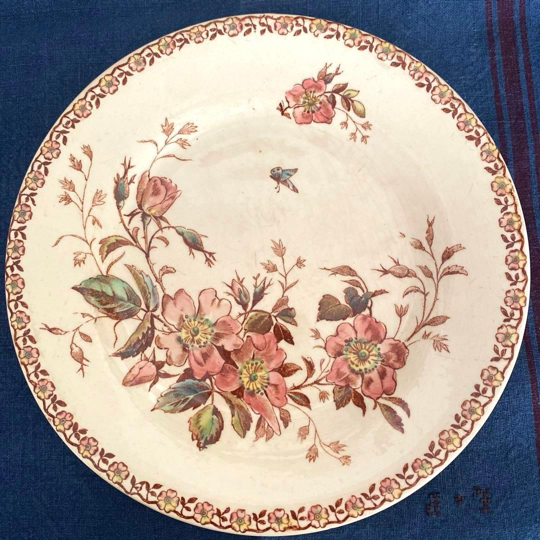 ジアンGIEN MAI メイ　平皿プレートフランスアンティーク