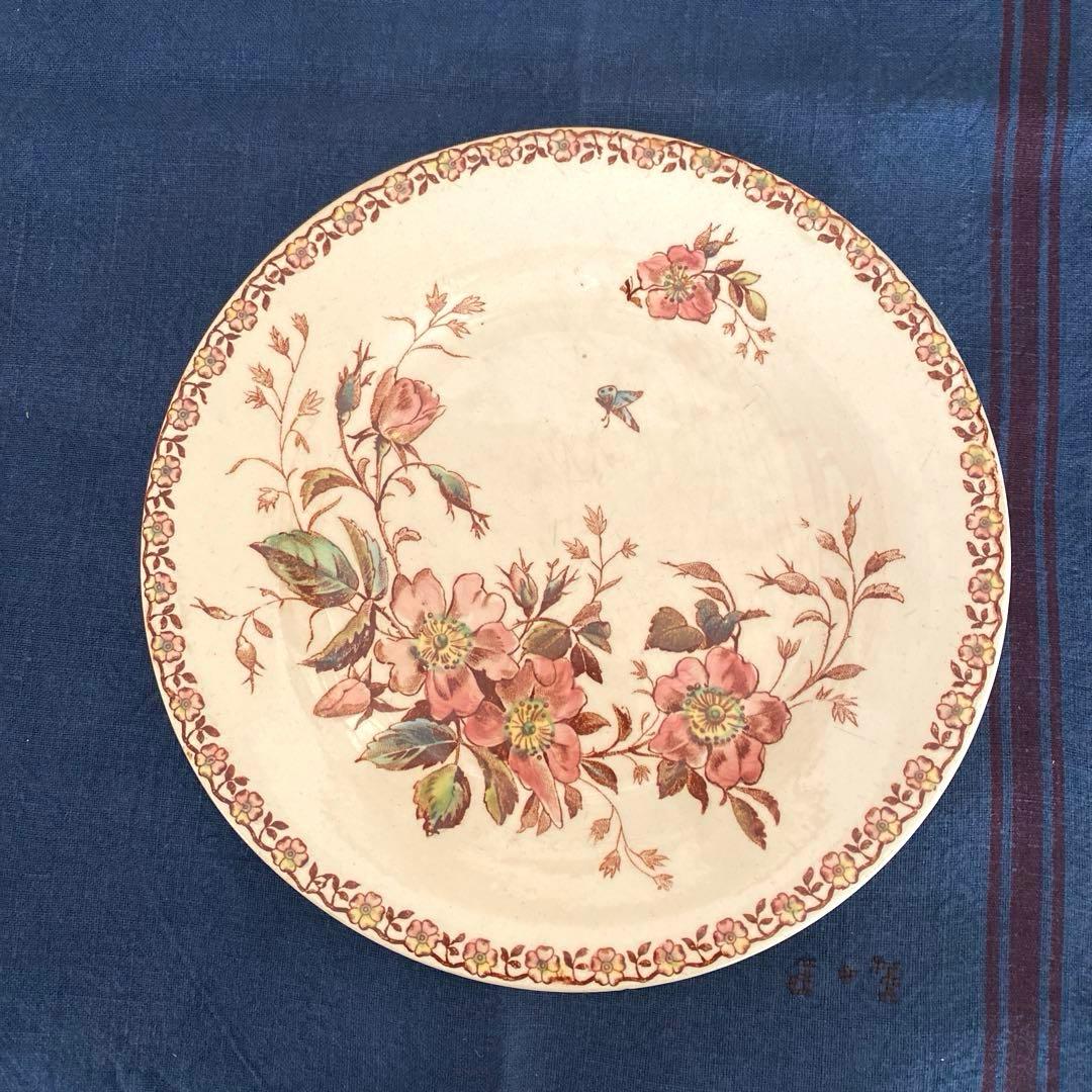 ジアンGIEN MAI メイ　平皿プレートフランスアンティーク