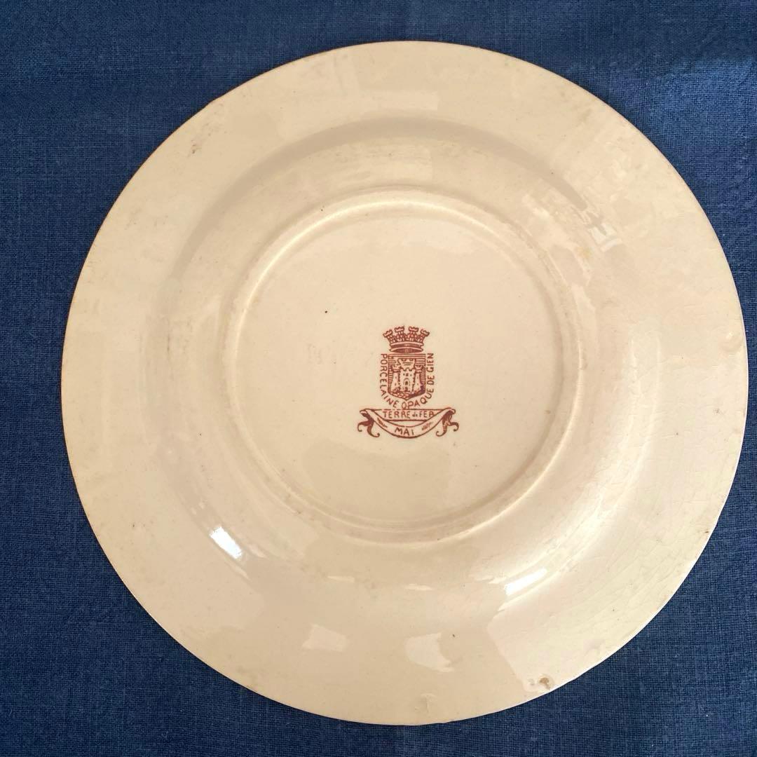 ジアンGIEN MAI メイ　平皿プレートフランスアンティーク