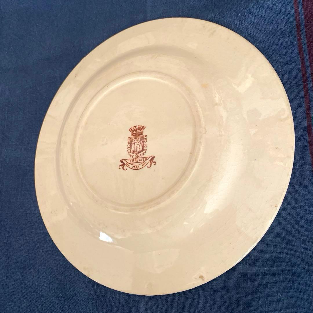 ジアンGIEN MAI メイ　平皿プレートフランスアンティーク