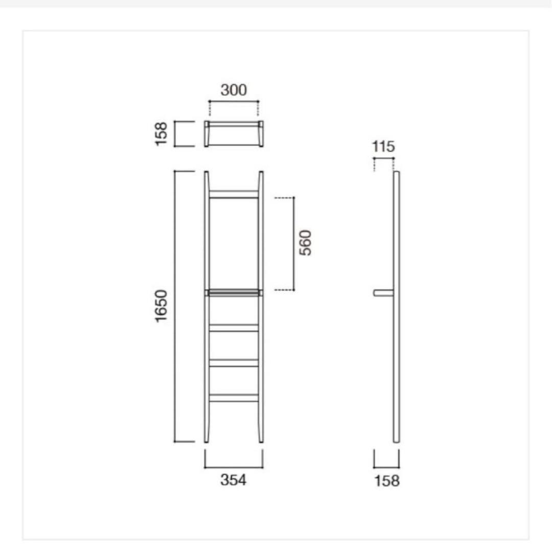IDEE イデー LADDER MIRROR スタンドミラー インテリア