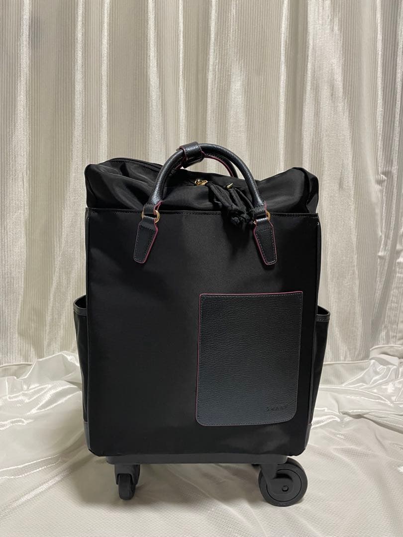 美品　SWANY(スワニー)リリーア キャリー　四輪ストッパー　レインカバー付き