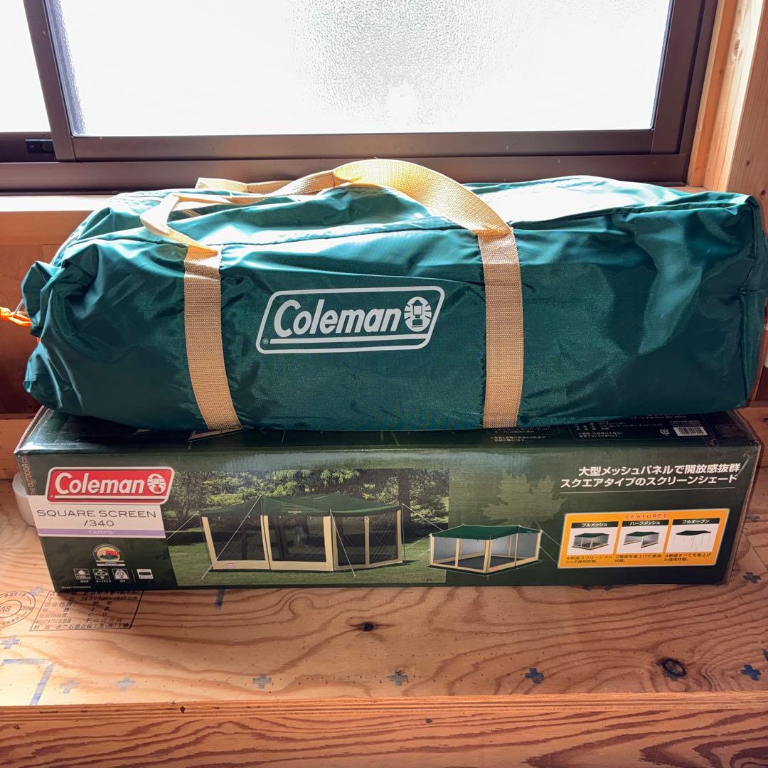 新品　コールマン　スクエアスクリーン340 タープ　キャンプ　アウトドア
