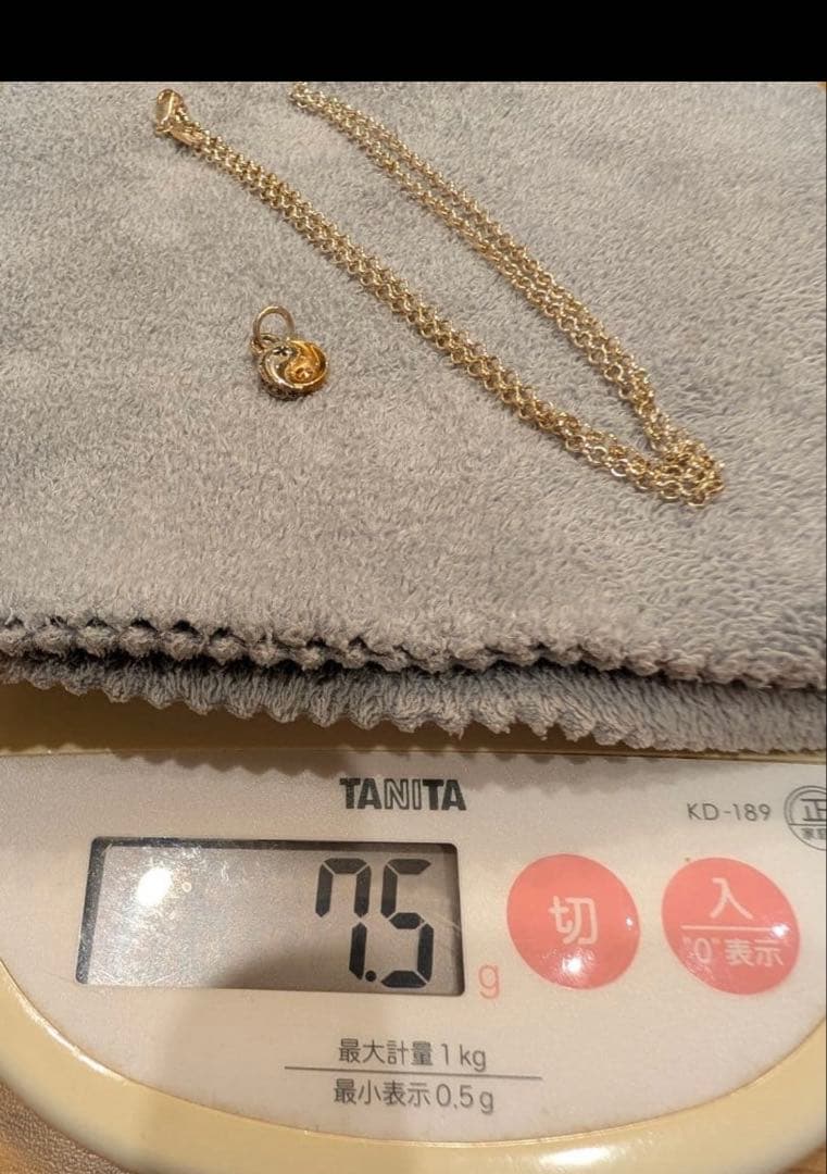 クロムハーツ インヤン チャーム（スモール）＆ ロールチェーン18インチ　セット