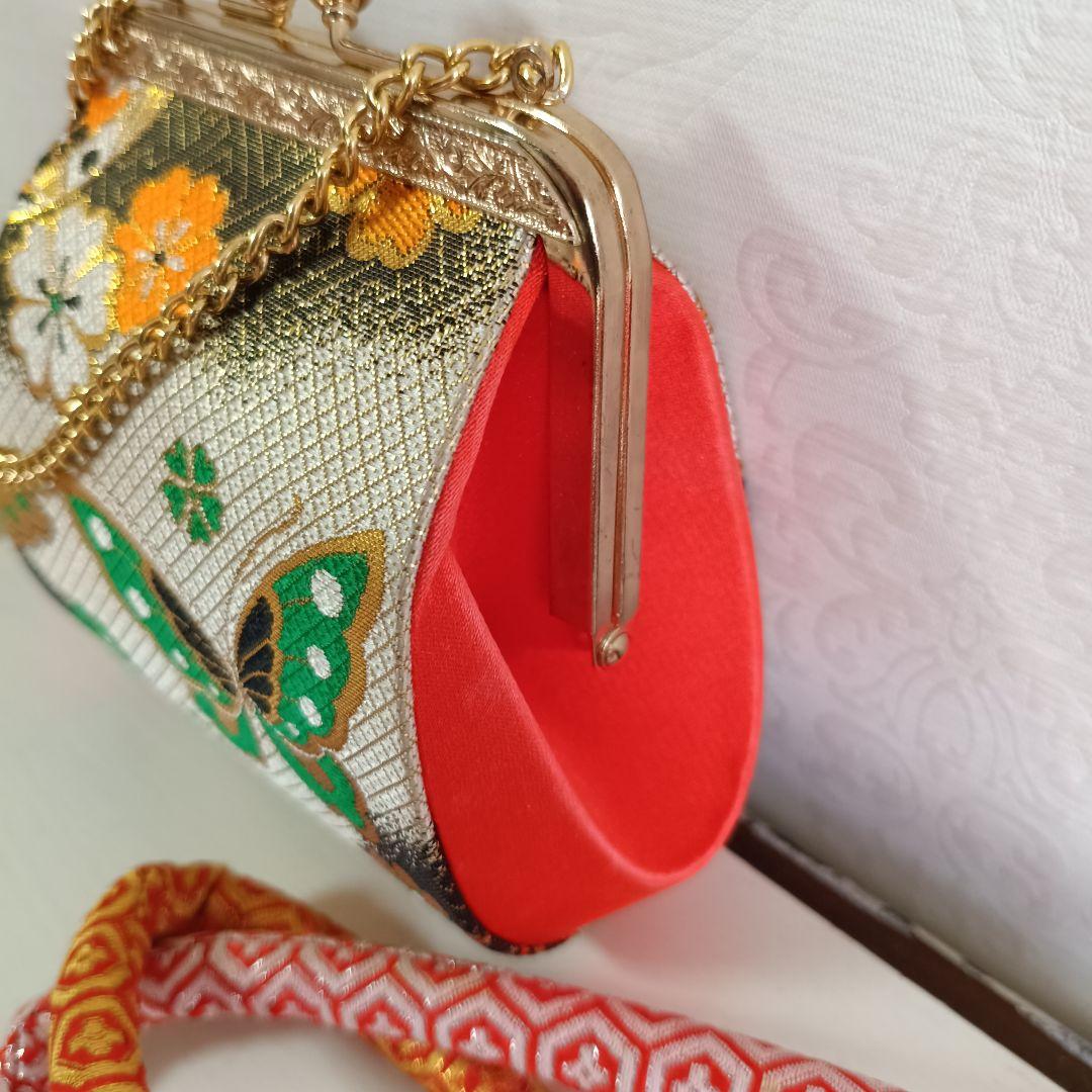 正絹☆クリーム色の着物と作り帯セット