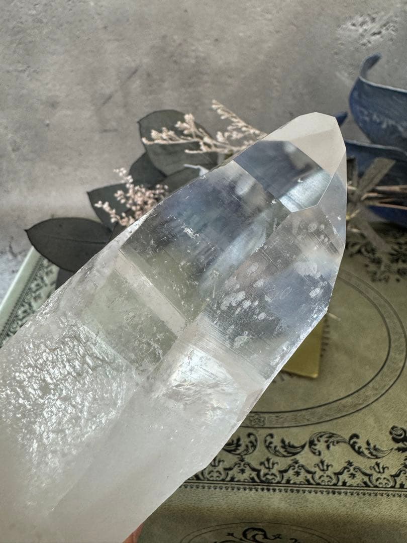 ブルーニードル　エンジェルラダー　レムリアンシード　スタンド付き　ビックピース