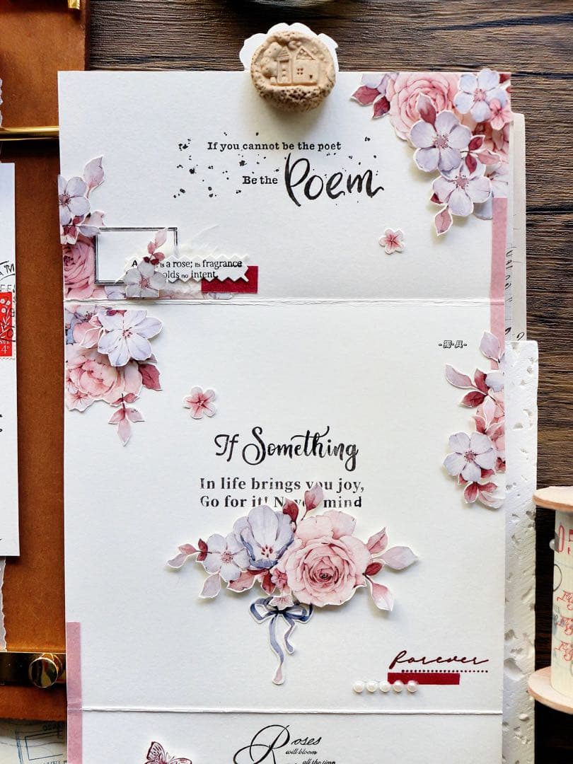 ⭐️SALE⭐️小白家文創《朝雾》海外マスキングテープ　マステ 【2514】