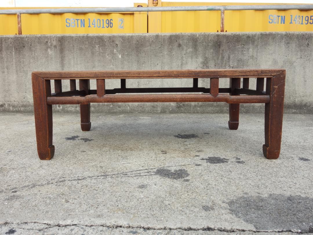 【中古】K▼座卓 机 テーブル 幅965×奥行660×高さ355 (38712)