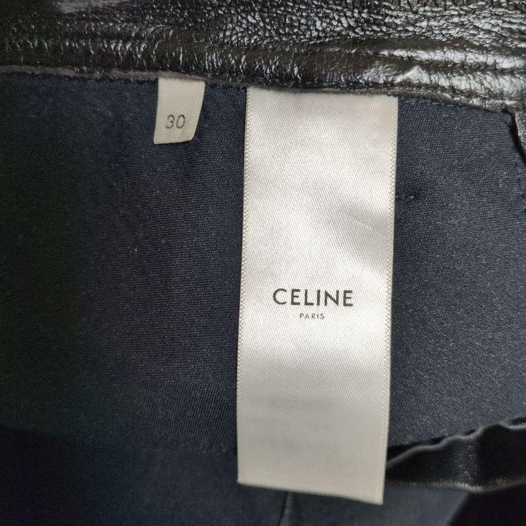 CELINE セリーヌ　ラムスキン　レザーパンツ　サイズ30