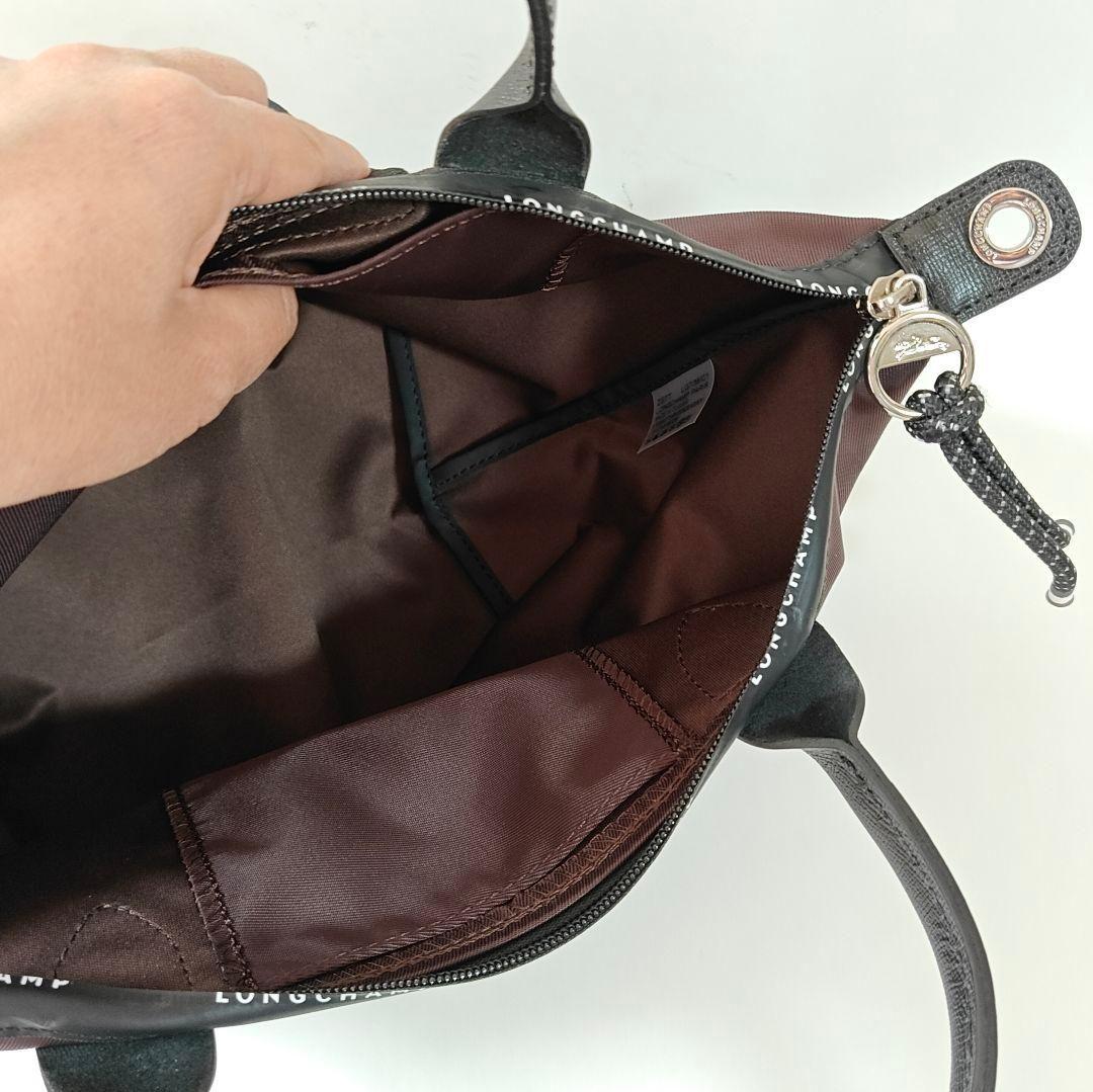 未使用 LONGCHAMP ル・プリアージュ トップハンドルバッグ モカＳ