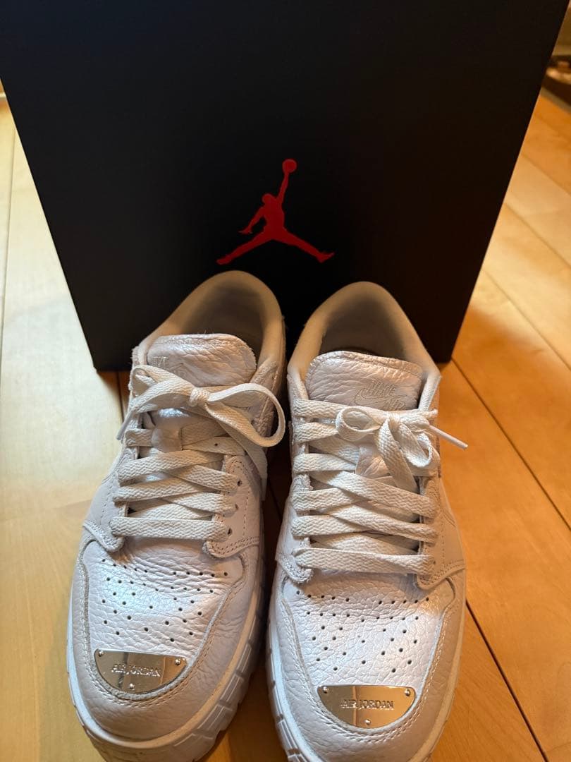 Nike Air Jordan 厚底スニーカー ホワイト 24.5