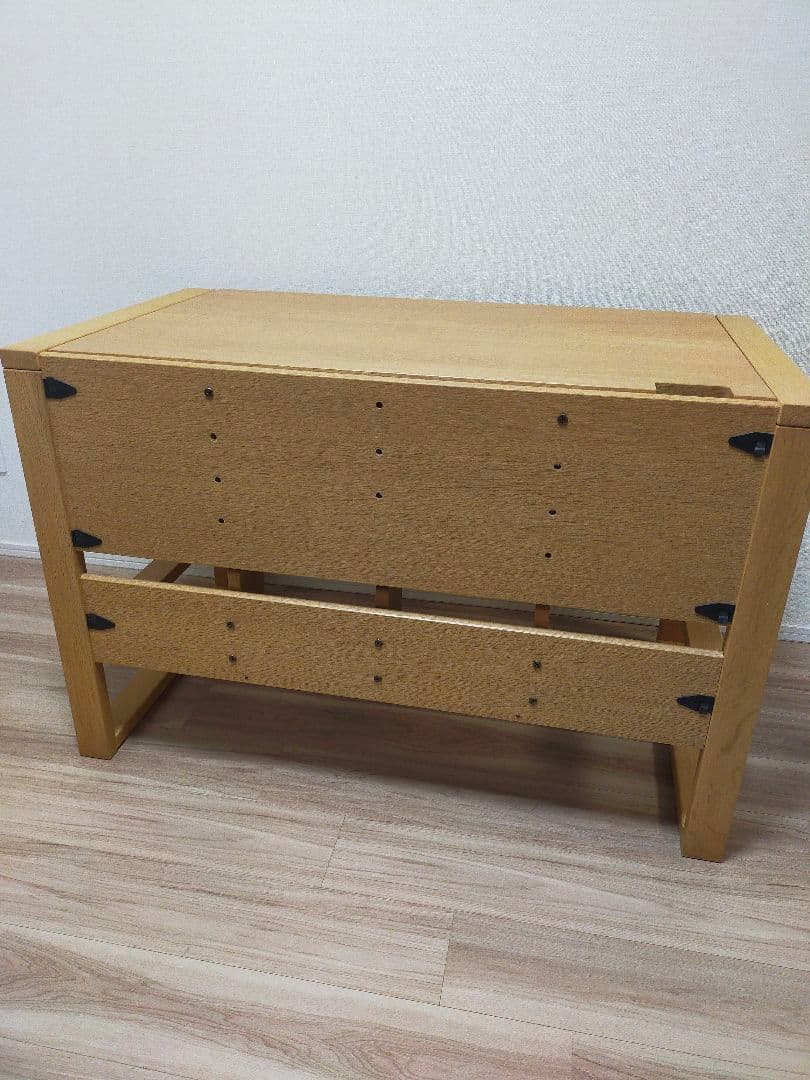 浜本工芸 木製デスク 引き出し付き　学習机