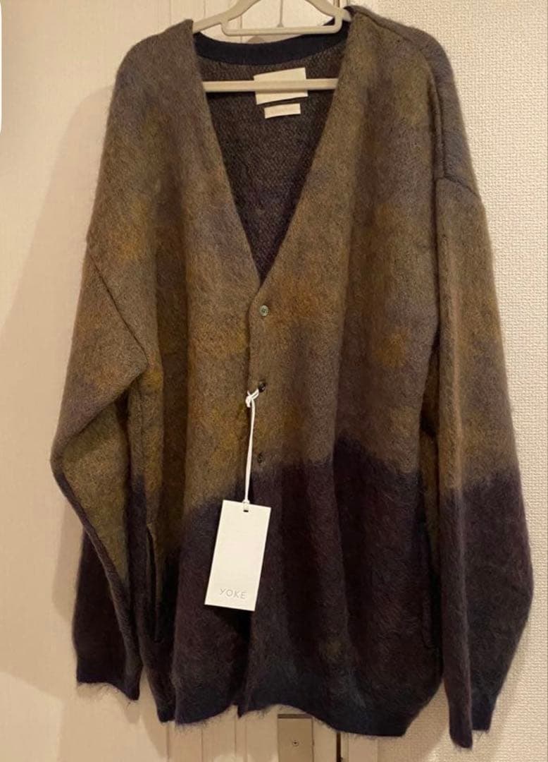 2/9迄 YOKE LANDSCAPE MOHAIR CARDIGAN