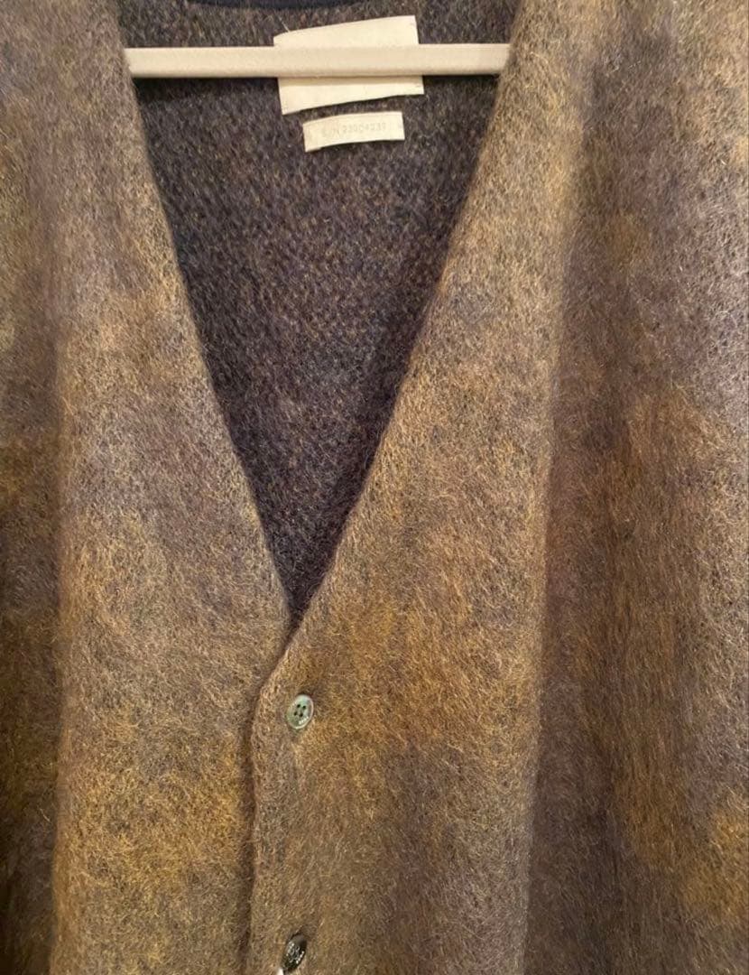 2/9迄 YOKE LANDSCAPE MOHAIR CARDIGAN