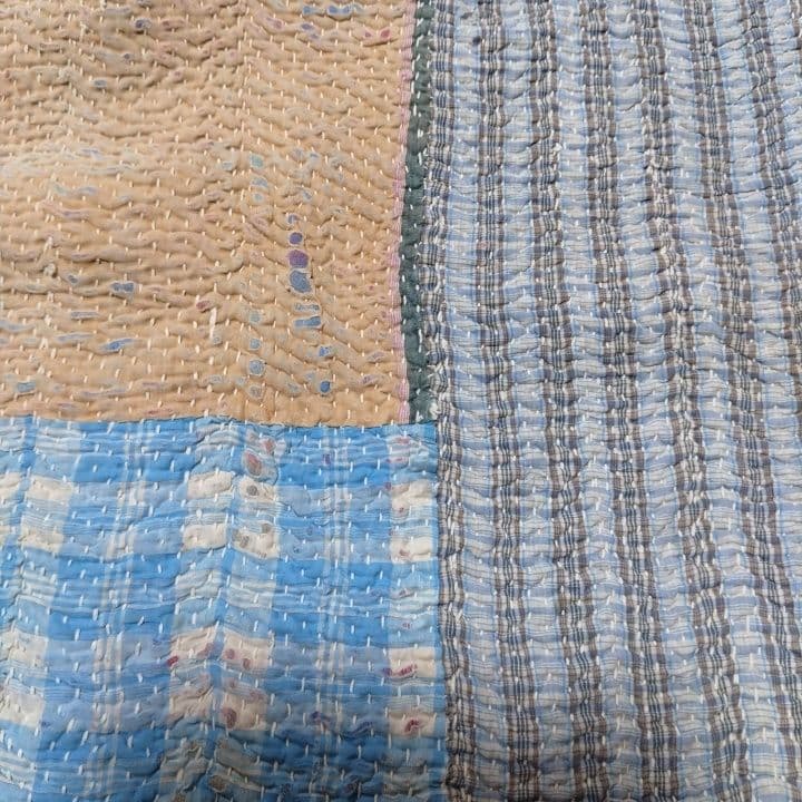 インド製ラリーキルト / カンタキルト / 厚手 マルチカバー146×186