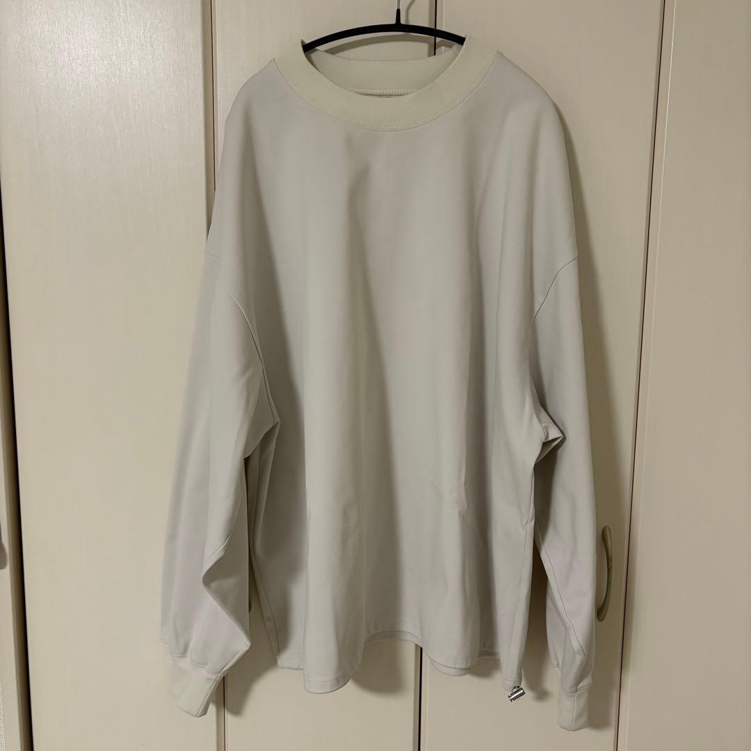 トップス carorie HEAVYPONTE MOCKNECK LONG T-SHIRT