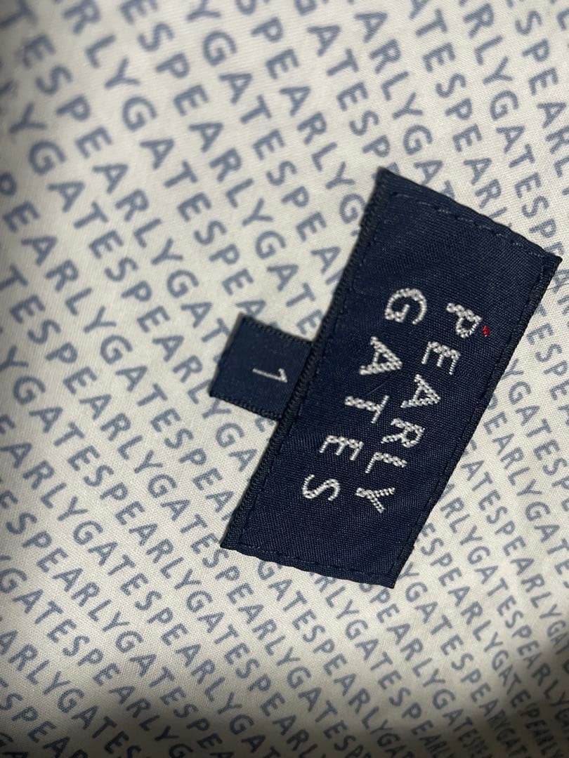 美品！！PEARLY GATES ロゴプリントスカート ブラック