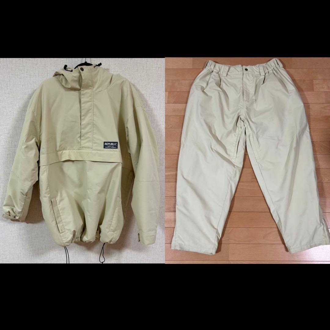 最終価格！【REPUBLIC】スノボウェア上下セット