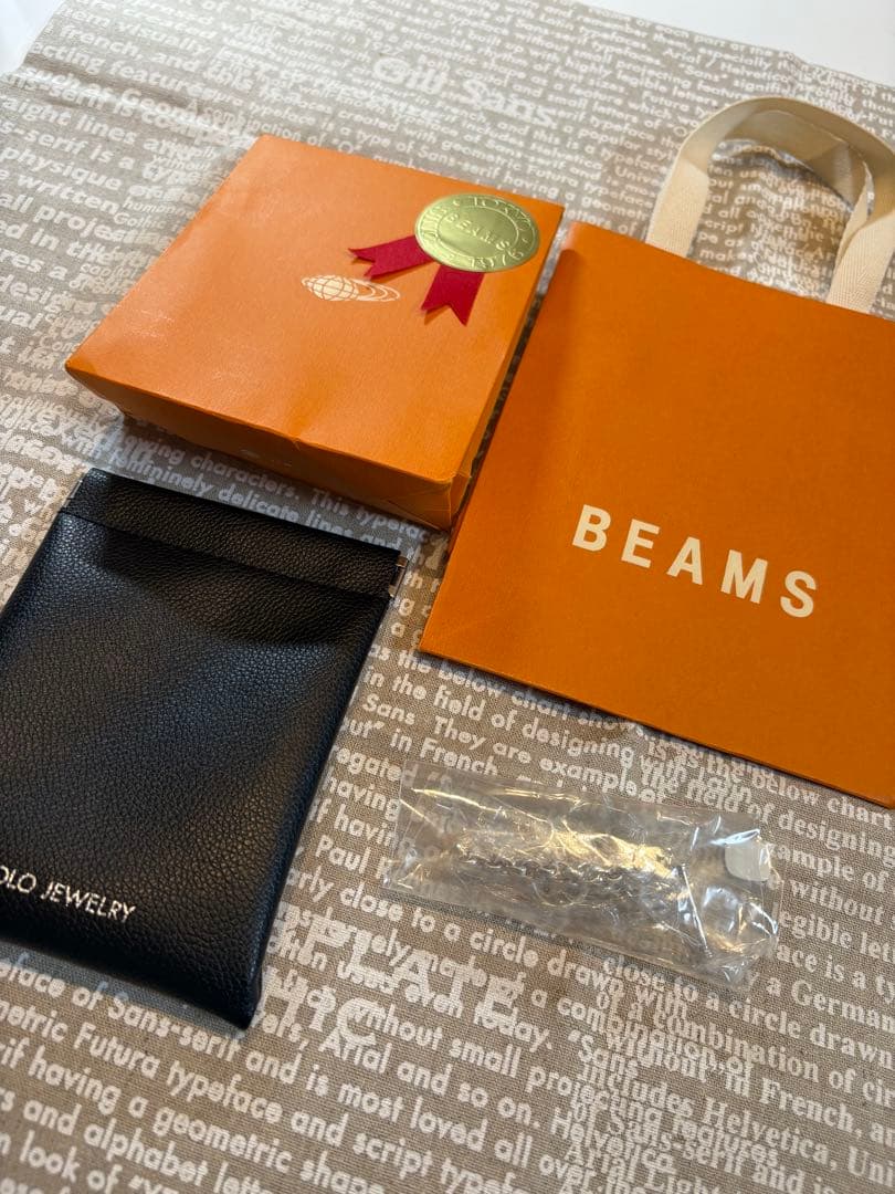 新品BEAMS☆XOLO / Round Link Braceletブレスレット