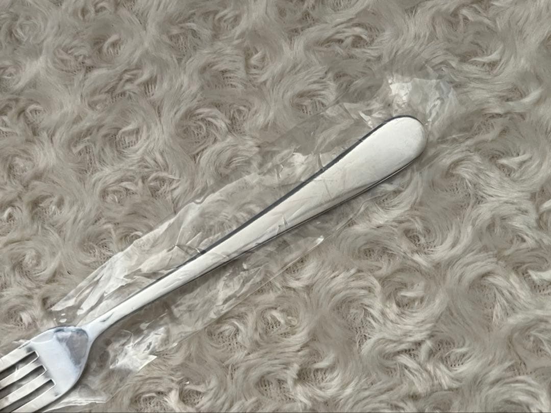 福田繁雄　カトラリー　福田繁雄デザインフォーク“左曲がりフォーク”