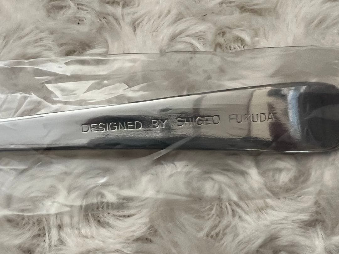 福田繁雄　カトラリー　福田繁雄デザインフォーク“左曲がりフォーク”