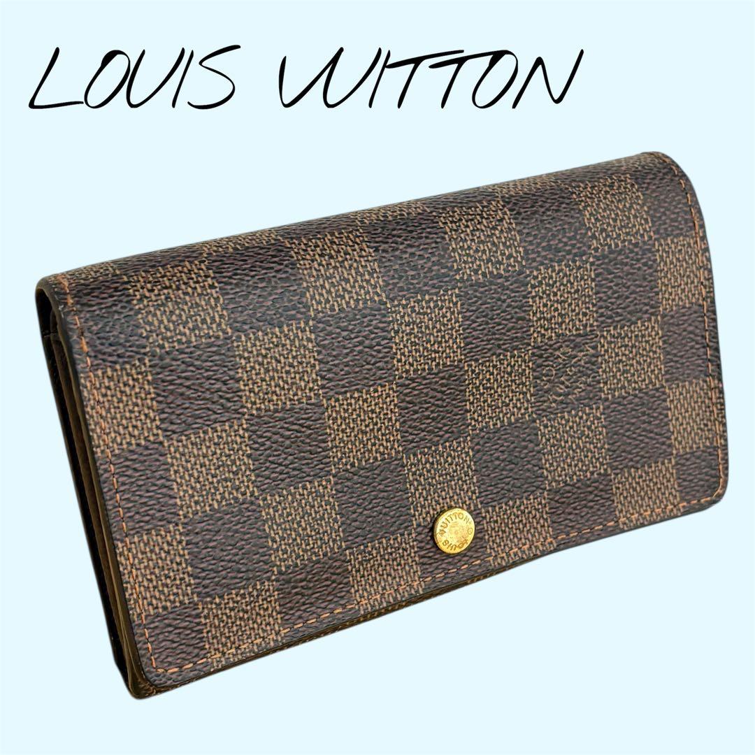 LOUIS VUITTON ルイヴィトン　ダミエ　ポルトフォイユ トレゾール